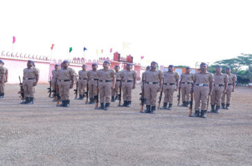 पोलीस प्रशिक्षणाचे शिस्त, एकसंधता आणि वेळेची पावित्रा निर्माण करणारे महत्त्वाचे अंग आहे